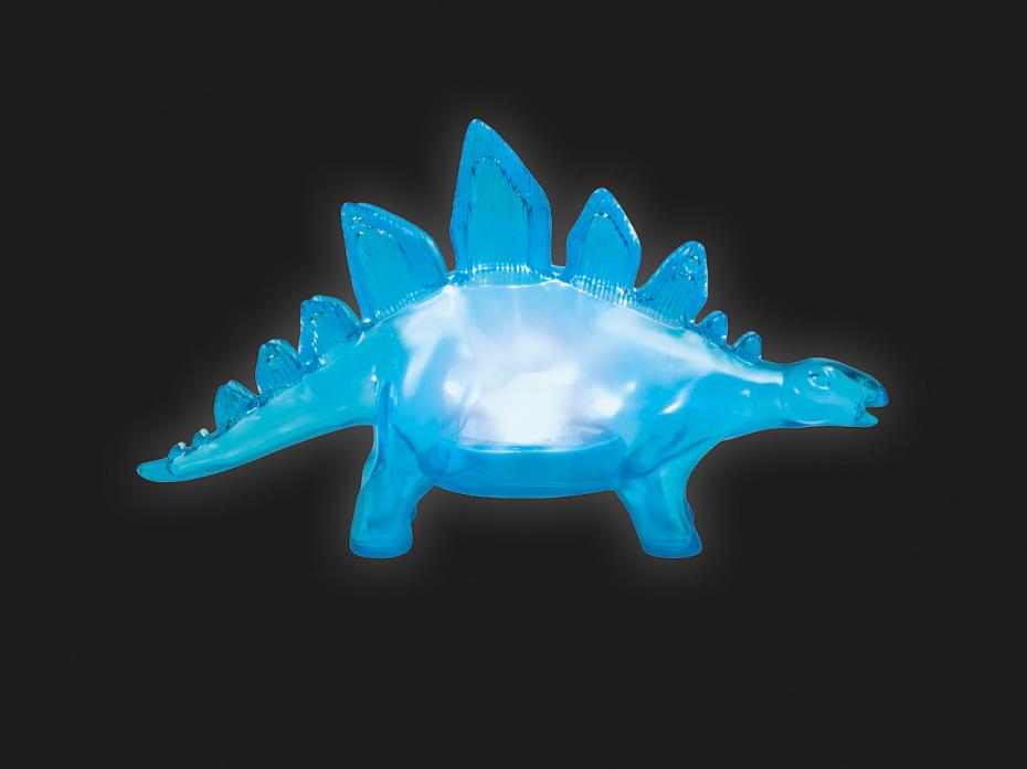 Stegosaurus Jelly Mood Light Blue Illuminated